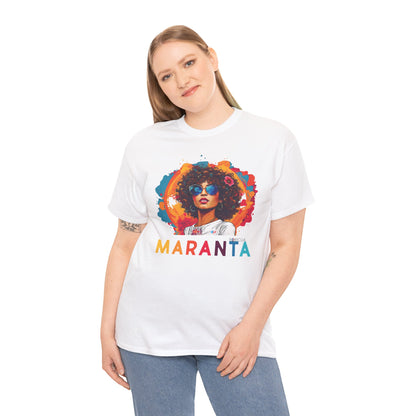 Maranta Boricua Girl Unisex Heavy Cotton Tee