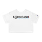 BORINCANO aunque naciera en la luna Flowy Cropped Tee
