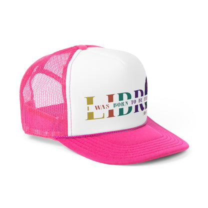 Libre I Was Born to be Free Puerto Rican Pride Trucker Caps FREE SHIPPING