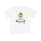 Coffee Teach Repeat - Back to School Boricua Teacher Heavy Cotton Tee
