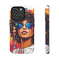 Boricua Girl Mosaico White Tough Phone Cases