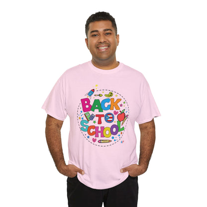 Back to School Boricua Student Heavy Cotton Tee