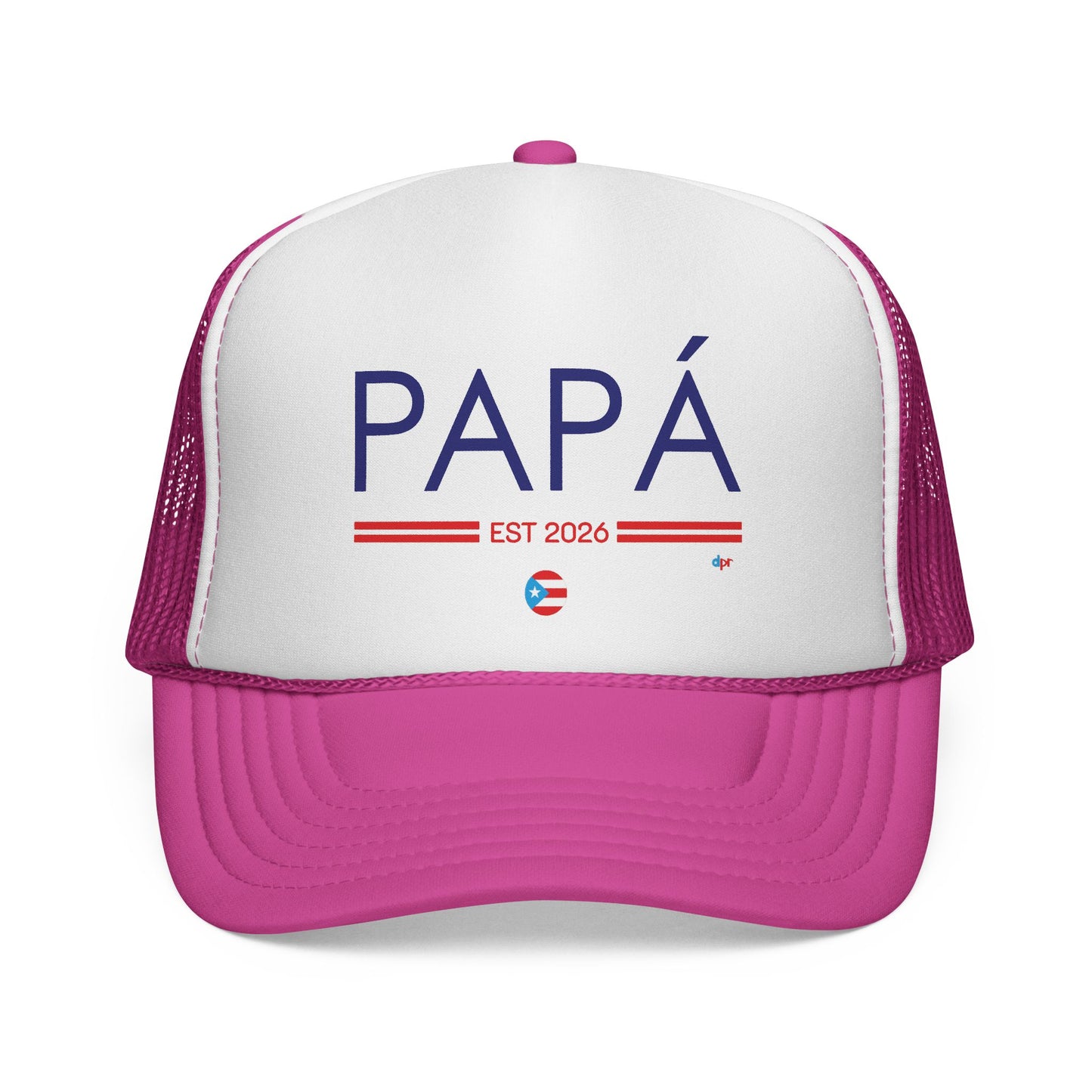 Copy of Papá Established 2026 Puerto Rican Pride Trucker Caps FREE SHIPPING