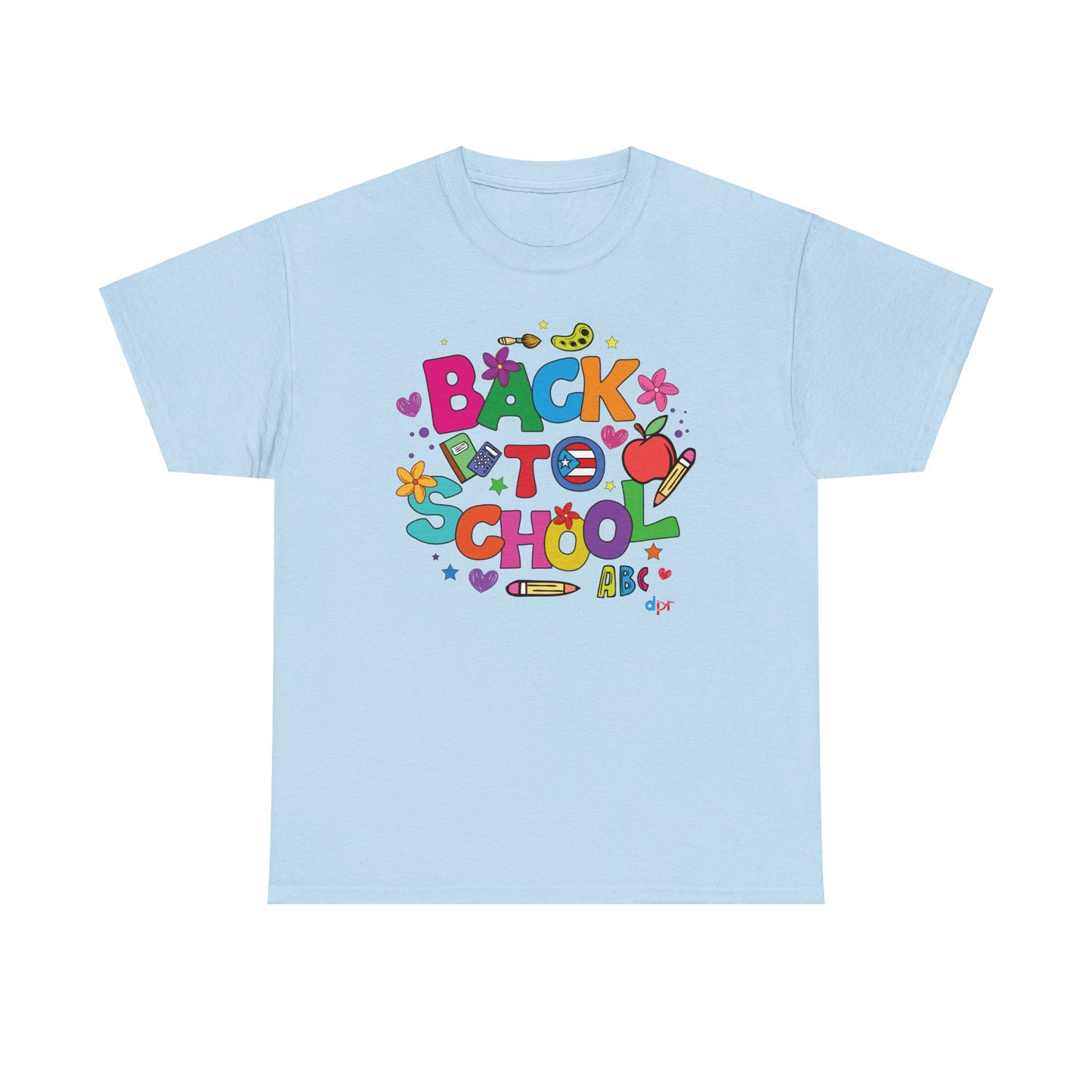 Back to School Boricua Teacher Heavy Cotton Tee