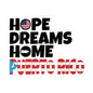 HOPE DREAMS HOME BANDERA Puerto Rico  Waterproof Kiss-Cut Vinyl Decals
