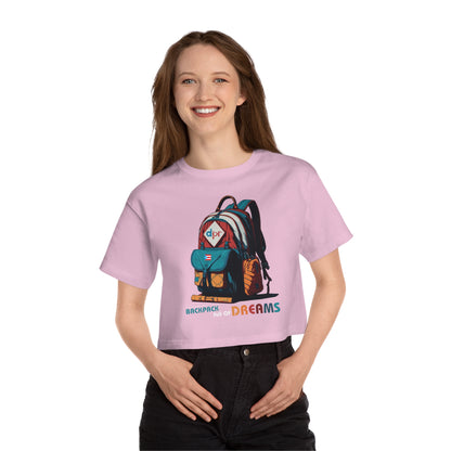 Backpack full of Dreams Flowy Cropped Tee