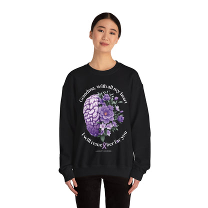 GRANDMA I Will Remember for You Heavy Blend™ Crewneck Sweaters