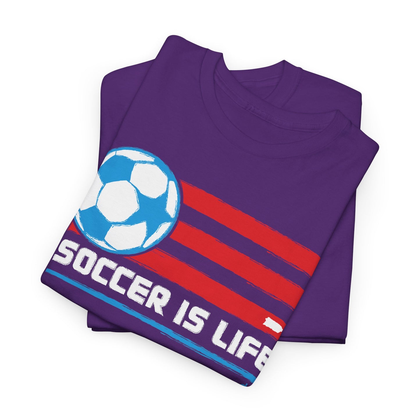 Soccer is Life Colors Unisex Heavy Cotton Tee