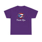 Puerto Rico Basketball Flag 2 | Unisex Heavy Cotton T-Shirt
