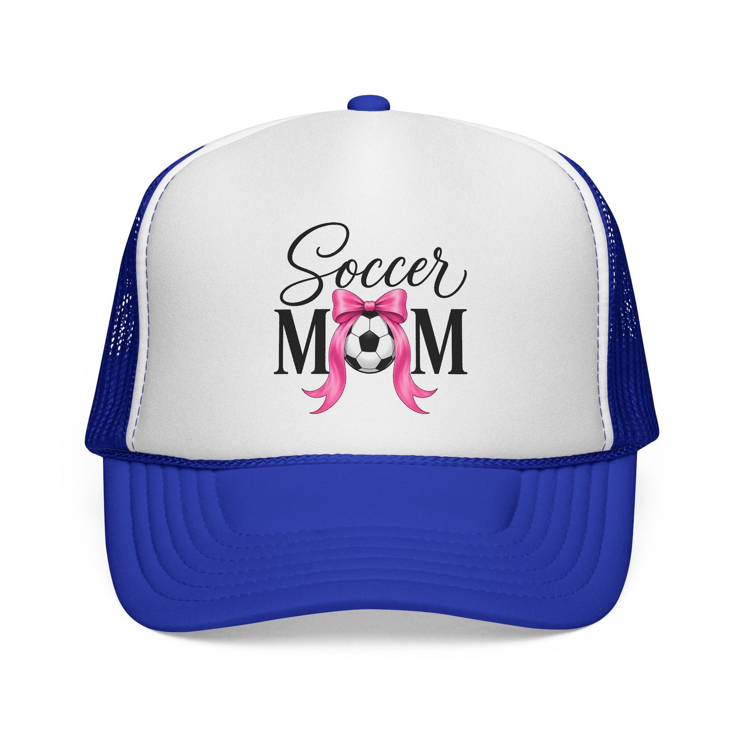 Soccer Mom Boricua Red Bow Puerto Rican Flag Trucker Caps FREE SHIPPING