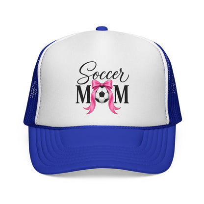 Soccer Mom Boricua Red Bow Puerto Rican Flag Trucker Caps FREE SHIPPING