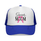 Soccer Mom Boricua Red Bow Puerto Rican Flag Trucker Caps FREE SHIPPING