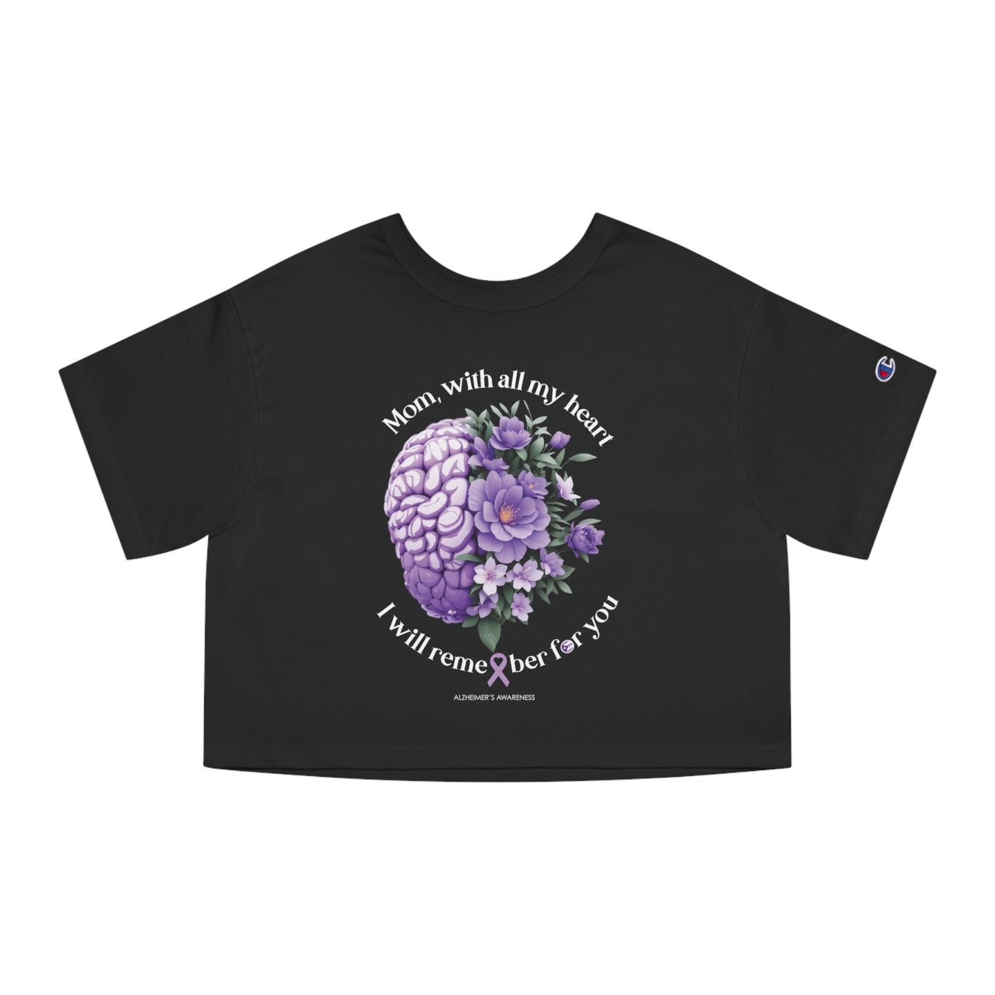 MOM I Will Remember for You  Flowy Cropped Tee