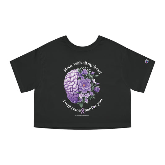 MOM I Will Remember for You  Flowy Cropped Tee