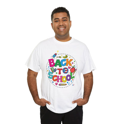 Back to School Boricua Student Heavy Cotton Tee