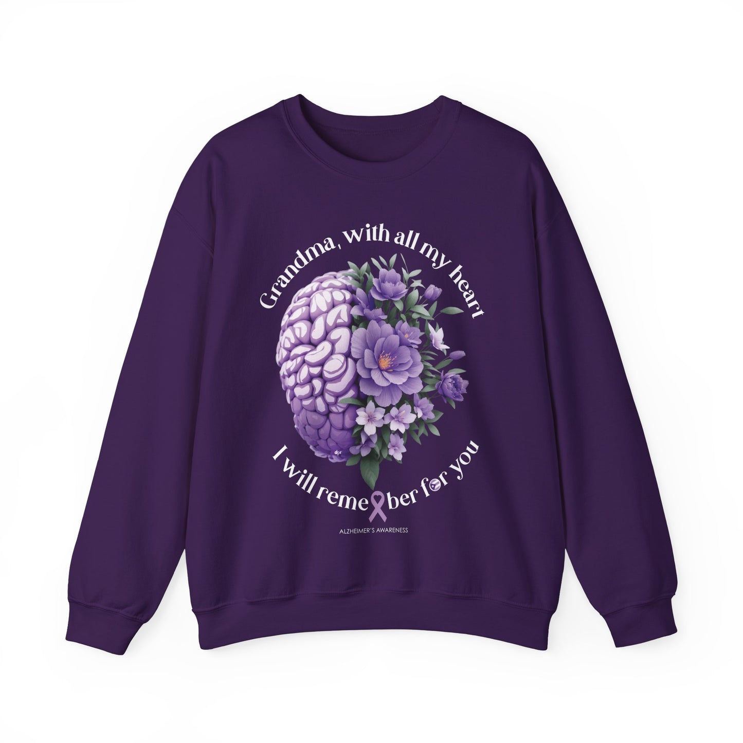 GRANDMA I Will Remember for You Heavy Blend™ Crewneck Sweaters