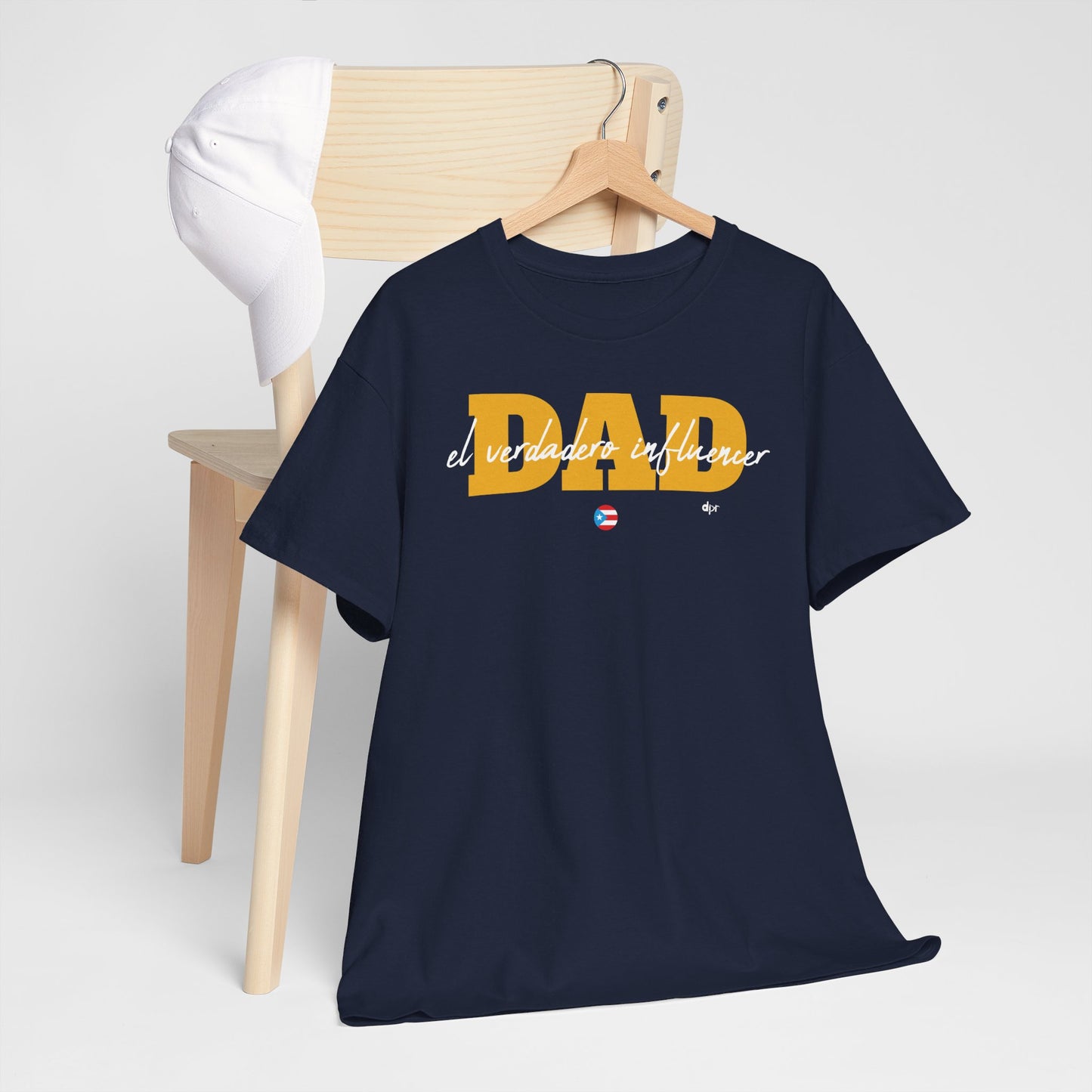 Dad El Verdadero Influencer Yellow Unisex Heavy Cotton Tee