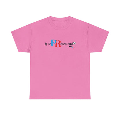 RePResentando Soccer Ball Unisex Heavy Cotton Tee