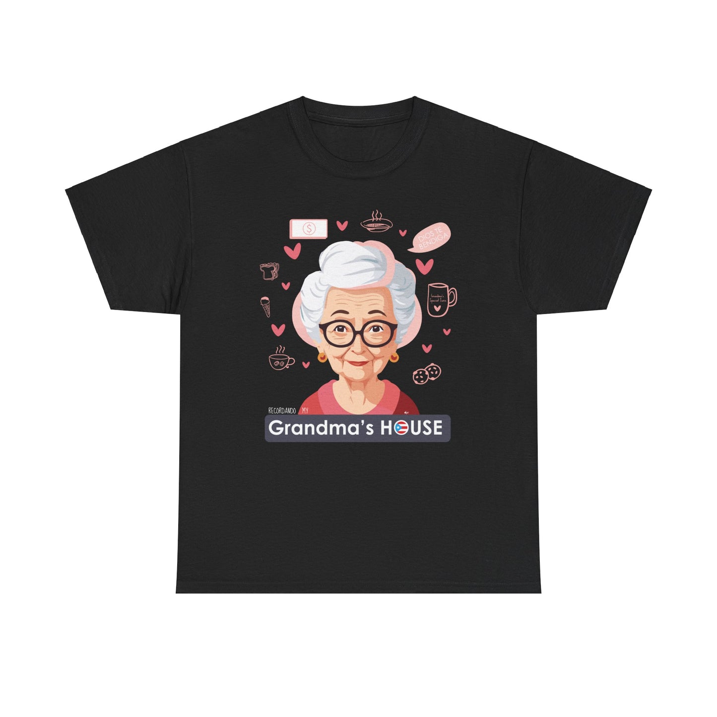 Recordando My Grandma's House Unisex Heavy Cotton Tee