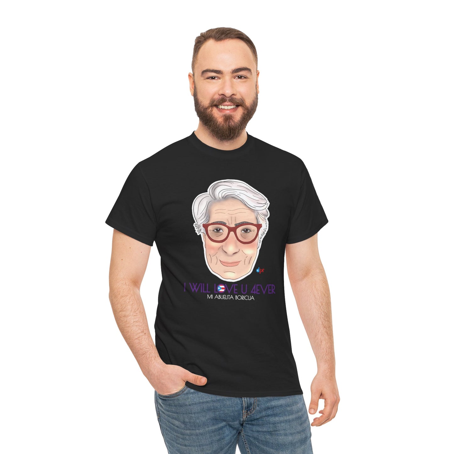 I Will Love You Forever Abuelita Boricua Heavy Cotton Tee