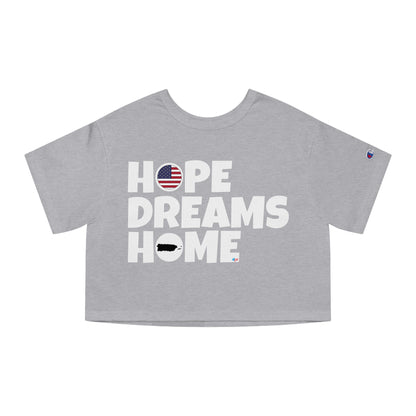 HOPE DREAMS HOME Puerto Rico Flowy Cropped Tee