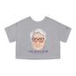 I Will Love You Forever Abuelita Boricua Women's Flowy Cropped Tee