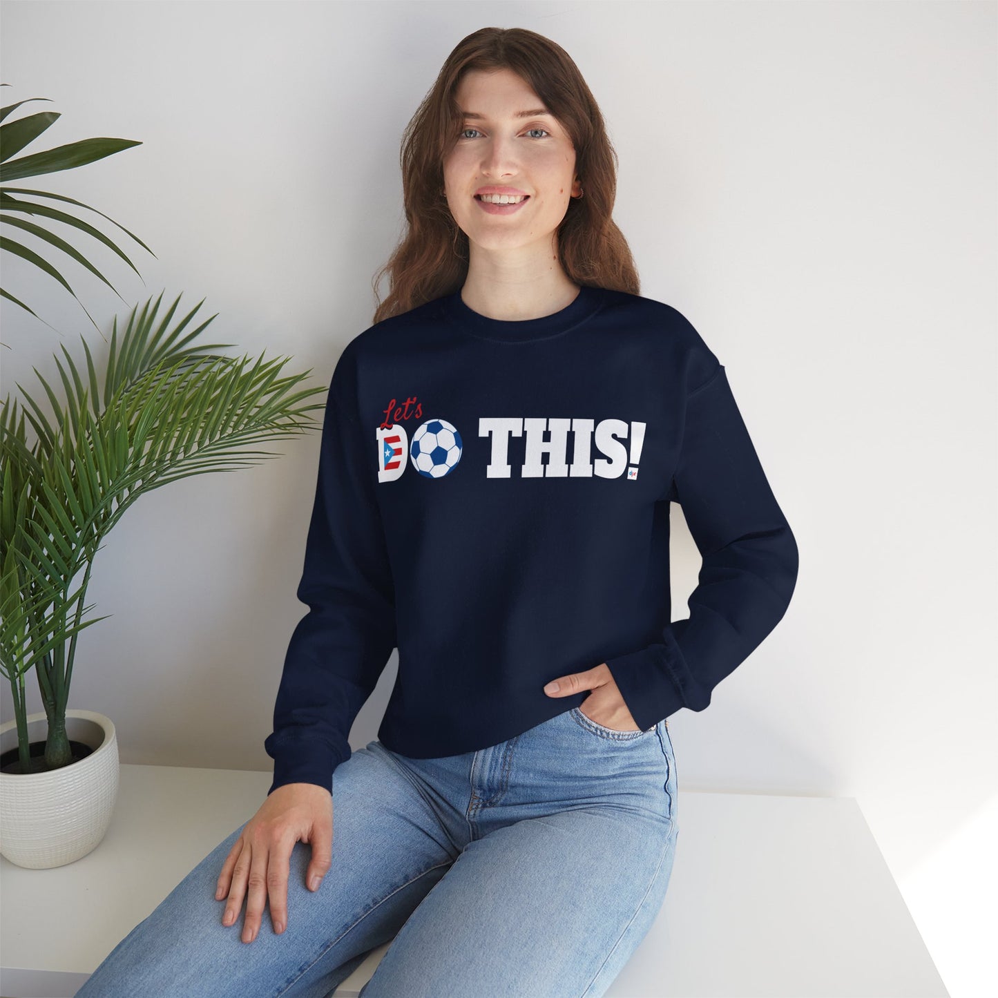 Let's Do This Soccer Heavy Blend™ Crewneck Sweatshirt