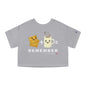 Crackers & Coffee REMEMBER ABUELA Flowy Cropped Tee