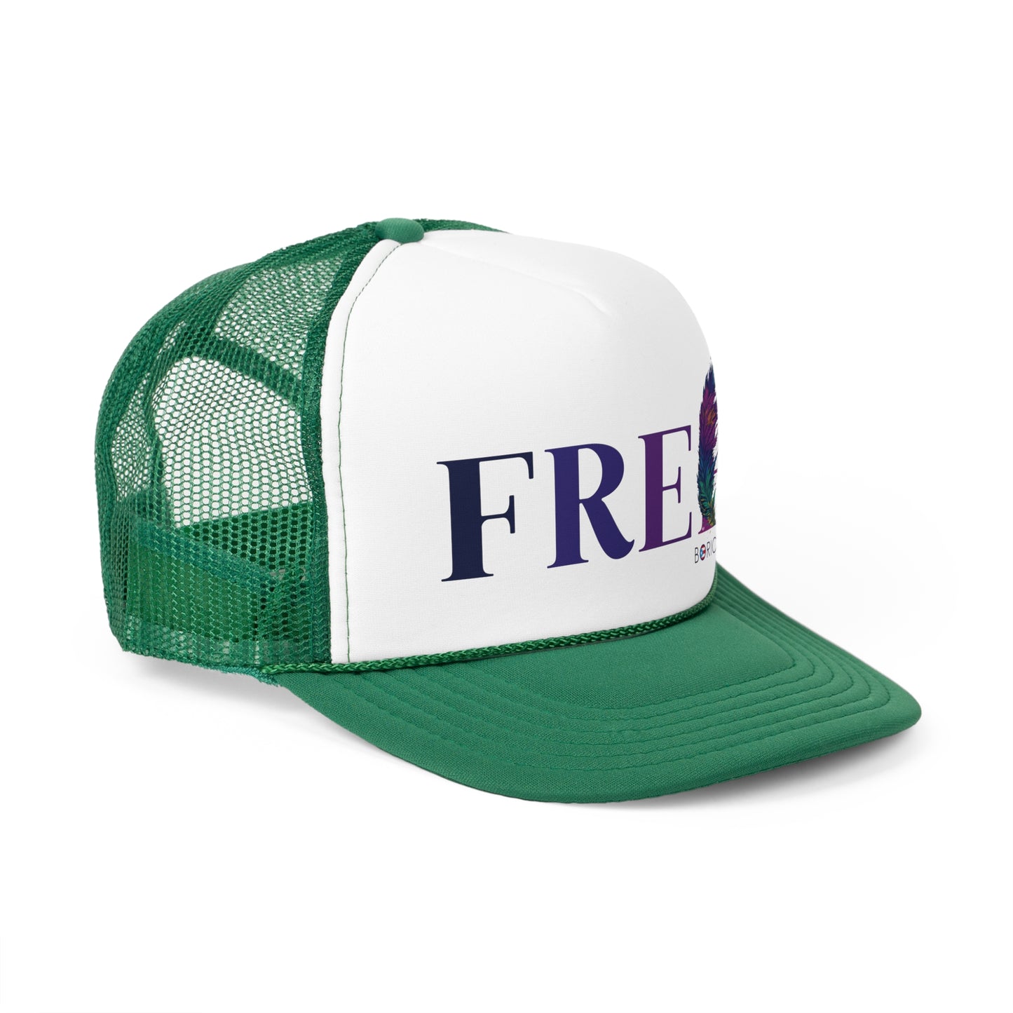 Free Boricua Puerto Rican Pride Trucker Caps FREE SHIPPING