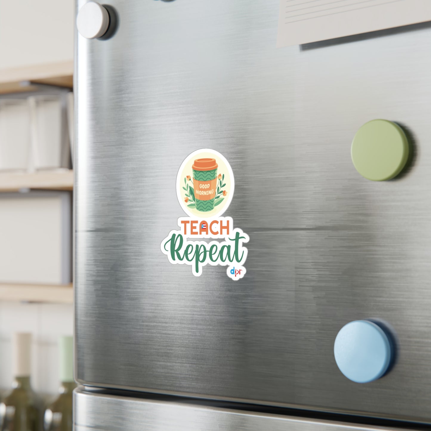 Coffee Teach Repeat - Back to School Kiss-Cut Vinyl Decals