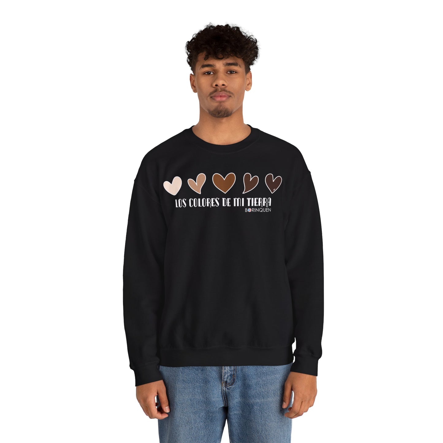 MELANINA BORINQUEN Heavy Blend™ Crewneck Sweaters