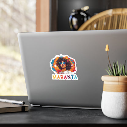 Maranta Boricua Girl Kiss-Cut Vinyl Decals