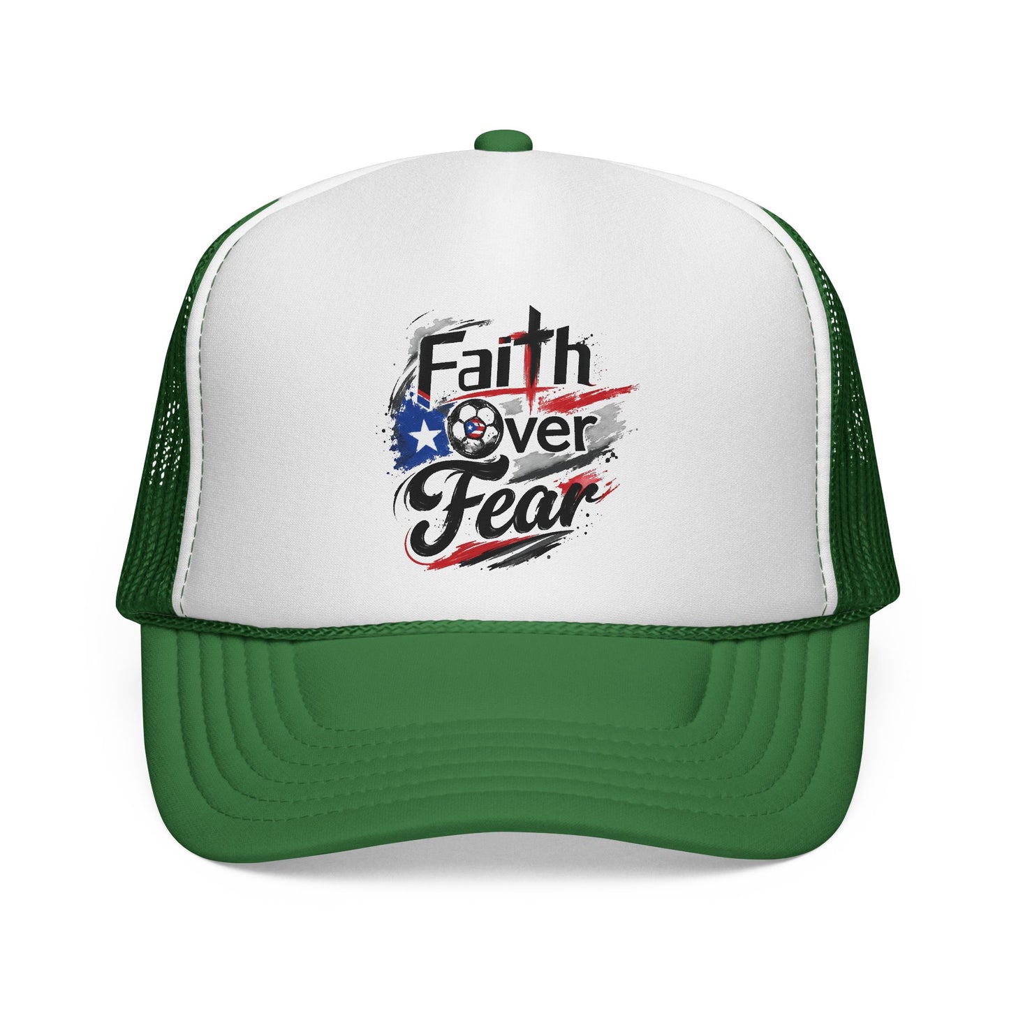Copy of Puerto Rico Fire Soccer ball REPresentando Trucker Caps FREE SHIPPING