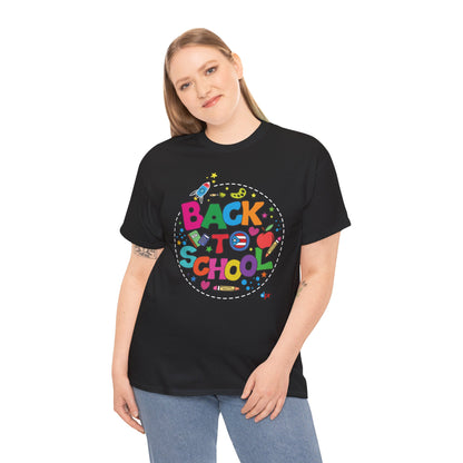 Back to School Boricua Student Heavy Cotton Tee