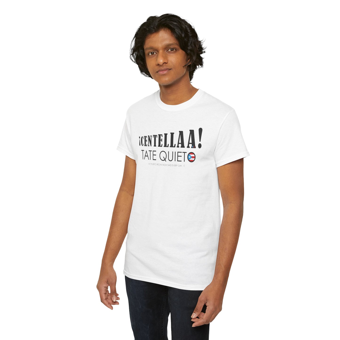 CENTELLA! Puerto Rican Mom  Unisex Heavy Cotton Tee