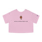 Mi Atleta Pertenece Primero a Jesús | Puerto Rico Faith Cross Soccer ball Cropped Tee | Women's Flowy Crop Top