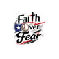 Faith Over Fear Christian Baseball Sticker | Puerto Rican Flag Waterproof Kiss-Cut Vinyl Decal