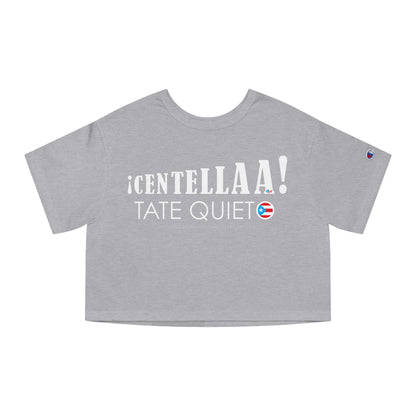 CENTELLA! Puerto Rican Mom  Flowy Cropped Tee