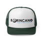 Borincano aunque naciera en la luna bandera Puerto Rican Pride Trucker Caps FREE SHIPPING