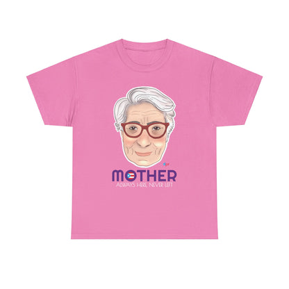 Mamá Boricua Always Here Never Left Heavy Cotton Tee