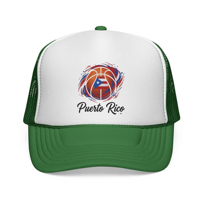 Puerto Rico Basketball Flag Trucker Caps FREE SHIPPING