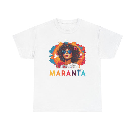 Maranta Boricua Girl Unisex Heavy Cotton Tee