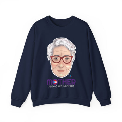 Mamá Boricua Always Here Never Left Heavy Blend™ Crewneck Sweatshirt