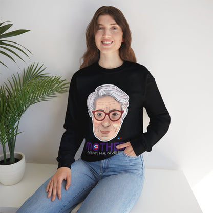 Mamá Boricua Always Here Never Left Heavy Blend™ Crewneck Sweatshirt