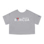 Jíbara Boricua Flowy Cropped Tee
