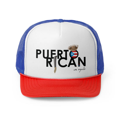 Puerto Rican con Orgullo Puerto Rican Pride Trucker Caps FREE SHIPPING