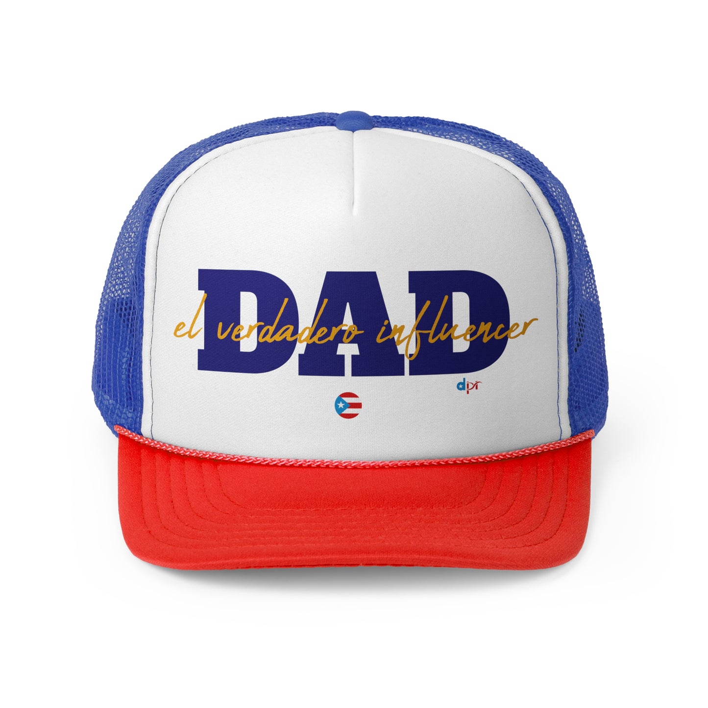 DAD El Verdadero Influencer Puerto Rican Pride Trucker Caps FREE SHIPPING