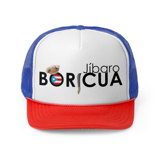 Jíbaro Boricua Puerto Rican Pride Trucker Caps FREE SHIPPING