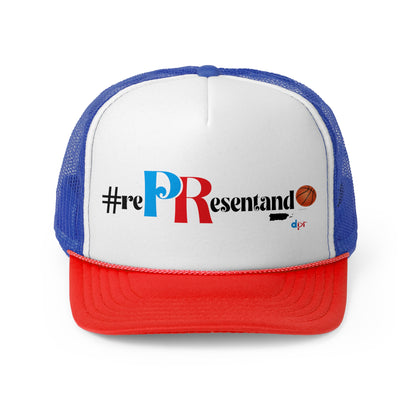 RePResentando Basket Ball Puerto Rican Pride Trucker Caps FREE SHIPPING