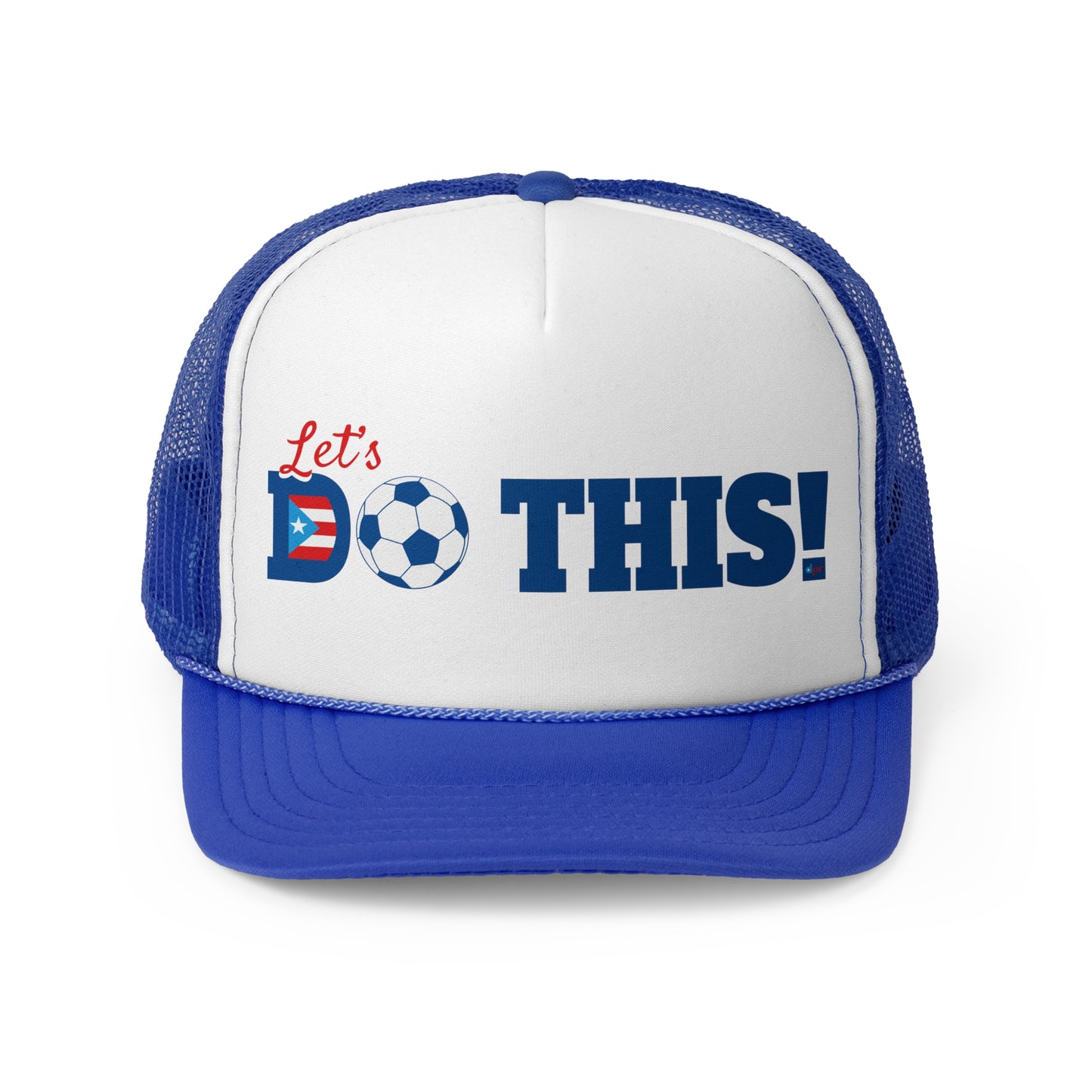 Let's Do This Soccer Puerto Rican Pride Trucker Caps FREE SHIPPING